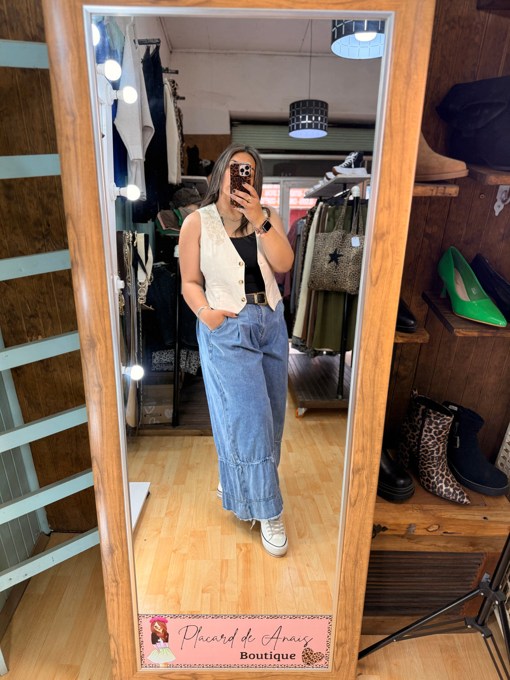 Gilet de Lino con Bordados ✨🤍
