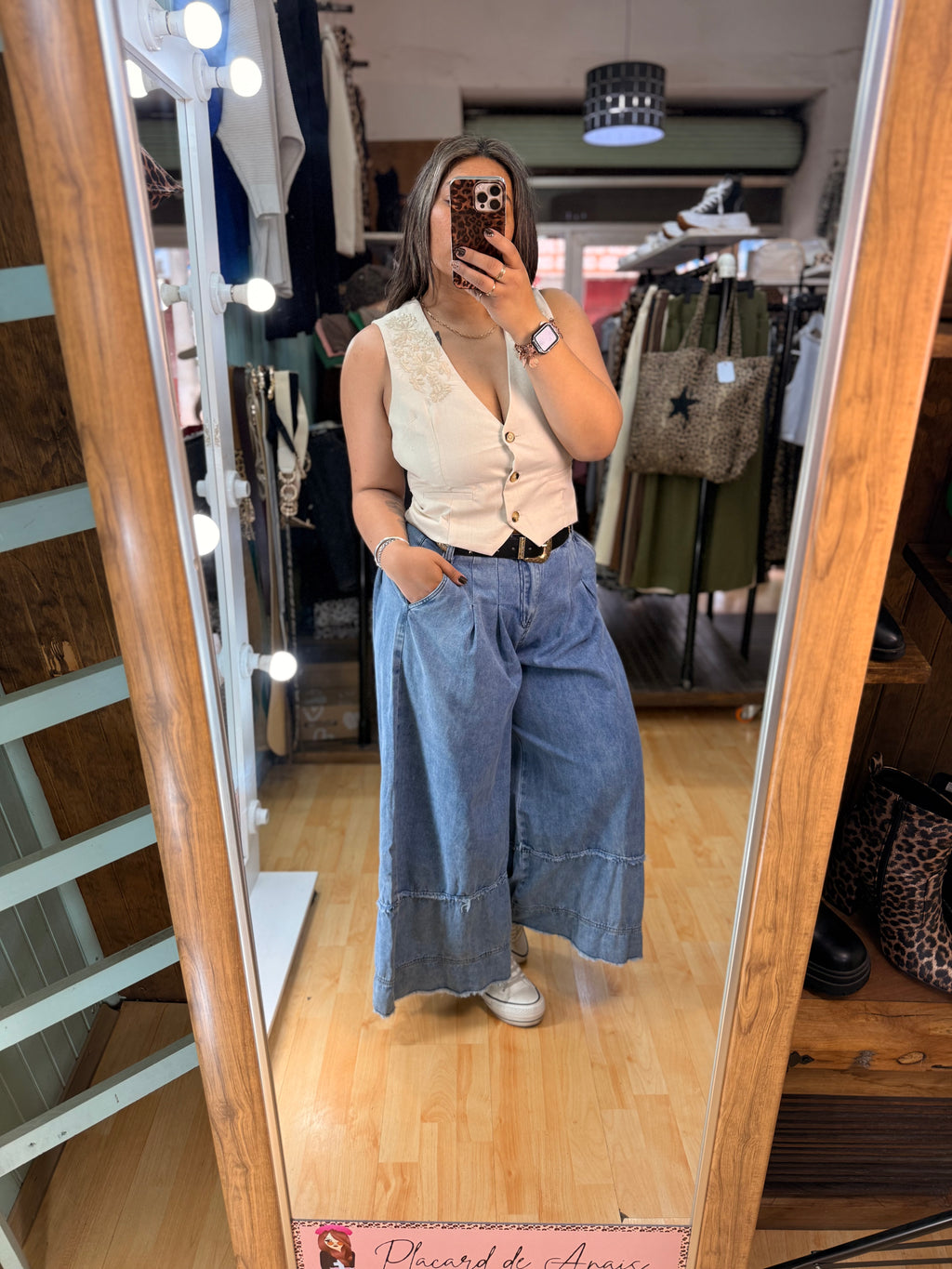 Gilet de Lino con Bordados ✨🤍