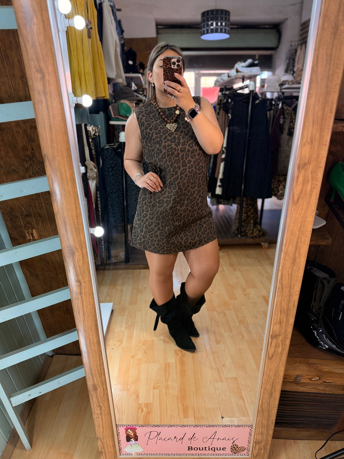 🐆 Jumper de Mezclilla Animal Print