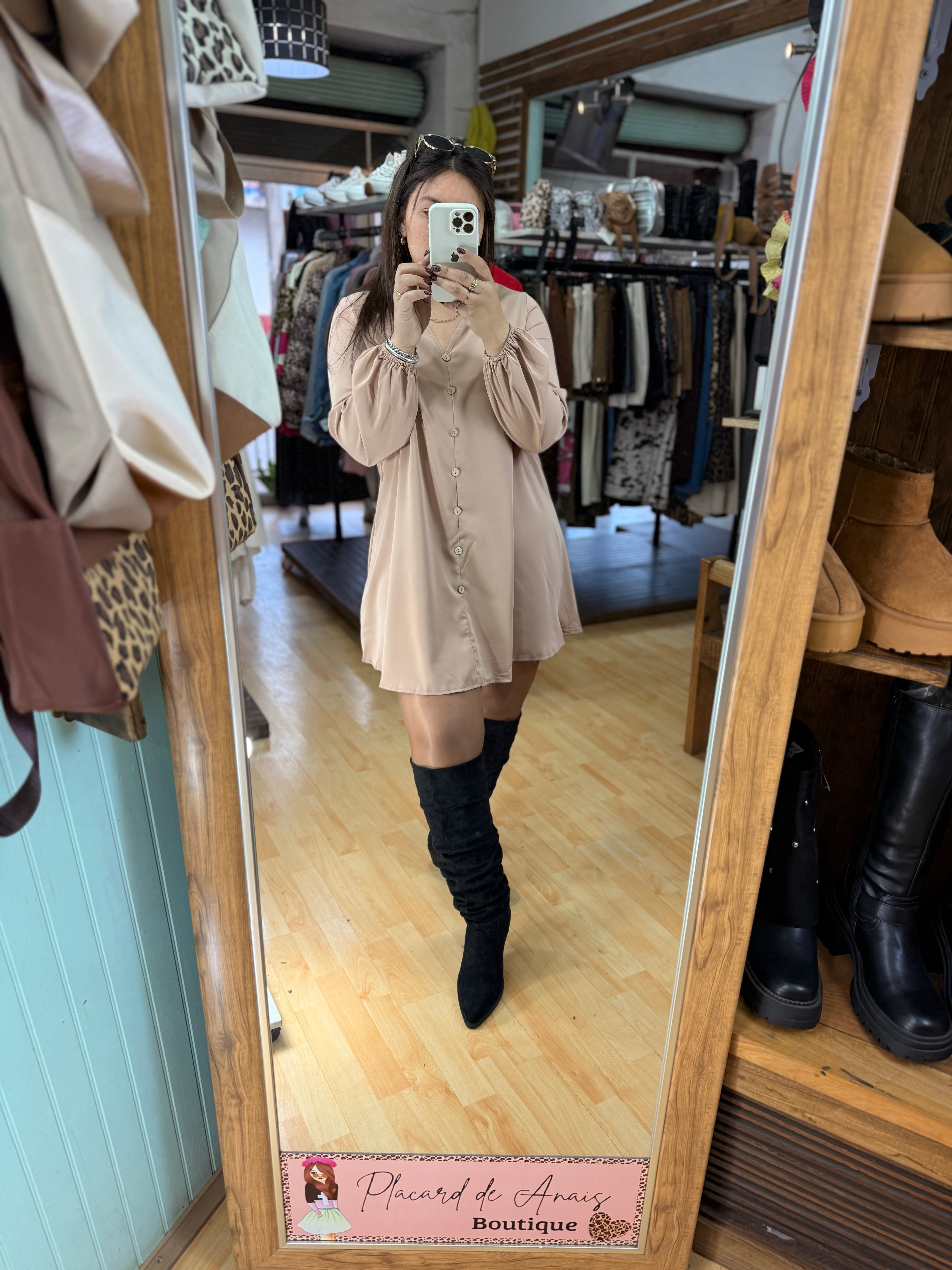 Vestido Camisero Scarlet 🤎