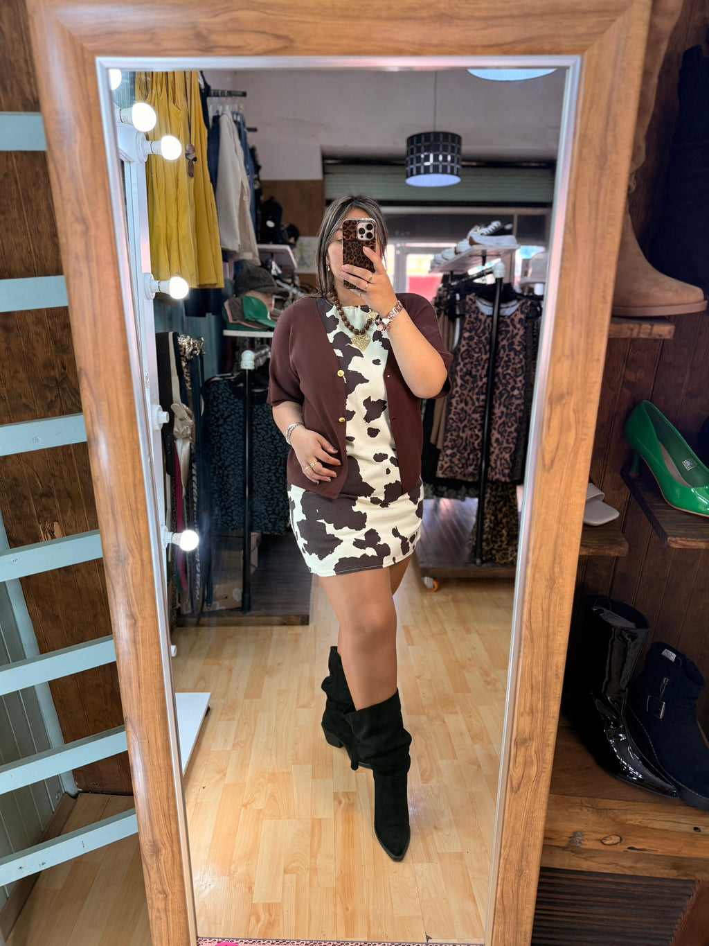 🤎 Jumper Animal Print Cow