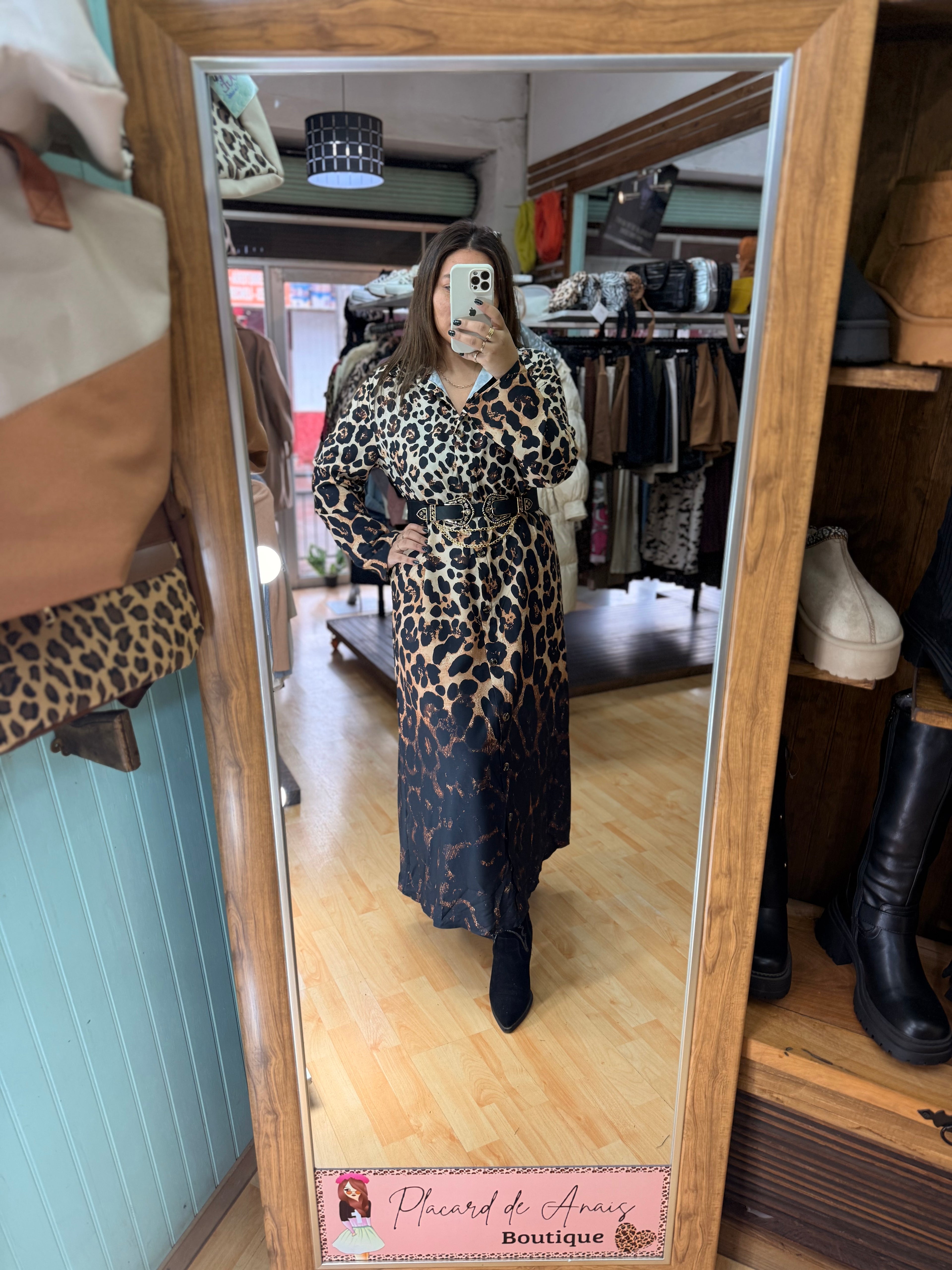 🤎Vestido Camisero Savannah