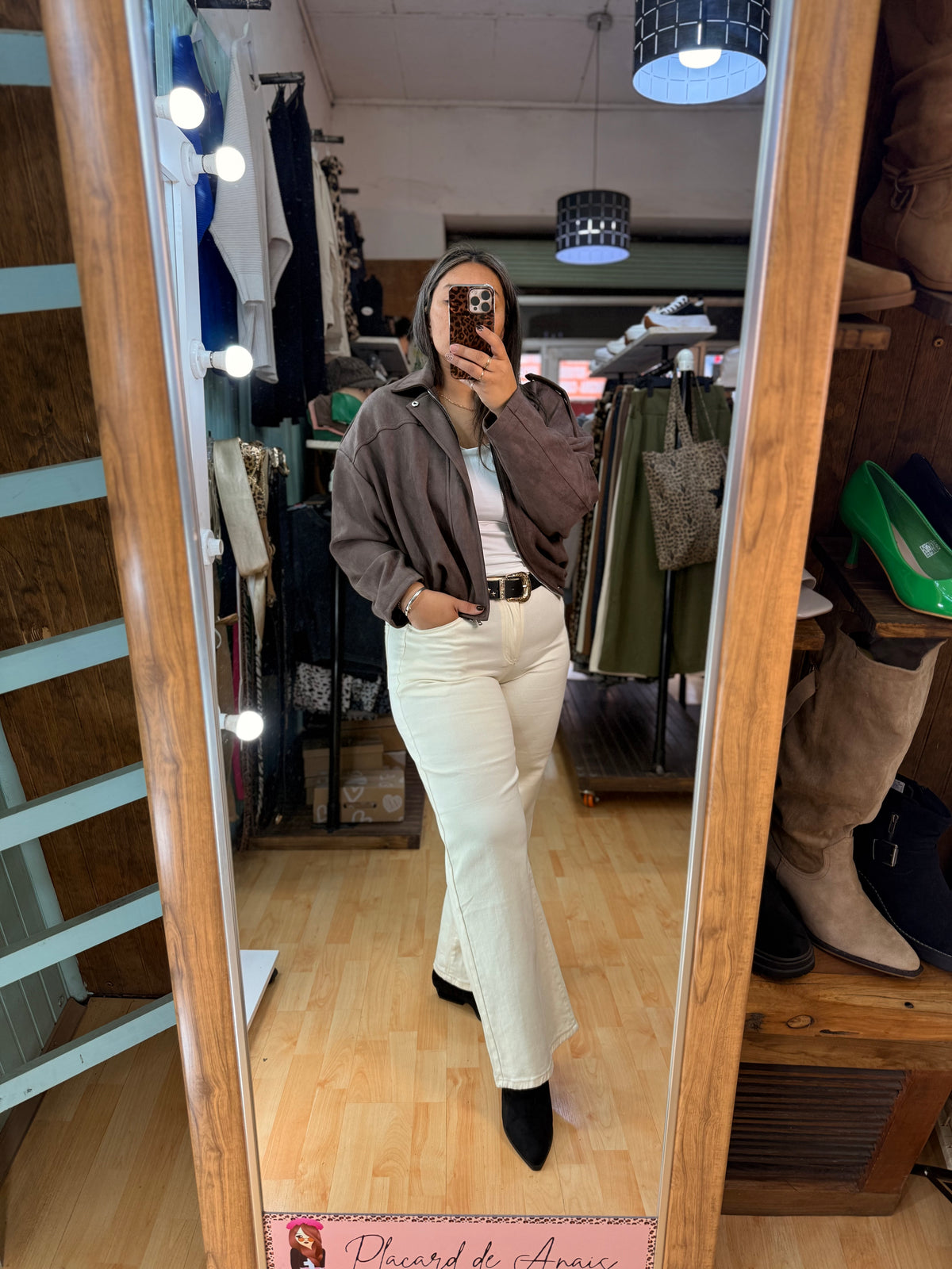 ✨ Chaqueta de Gamuza Oversize 🤎
