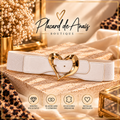 ✨Cinturón Elasticado Love white