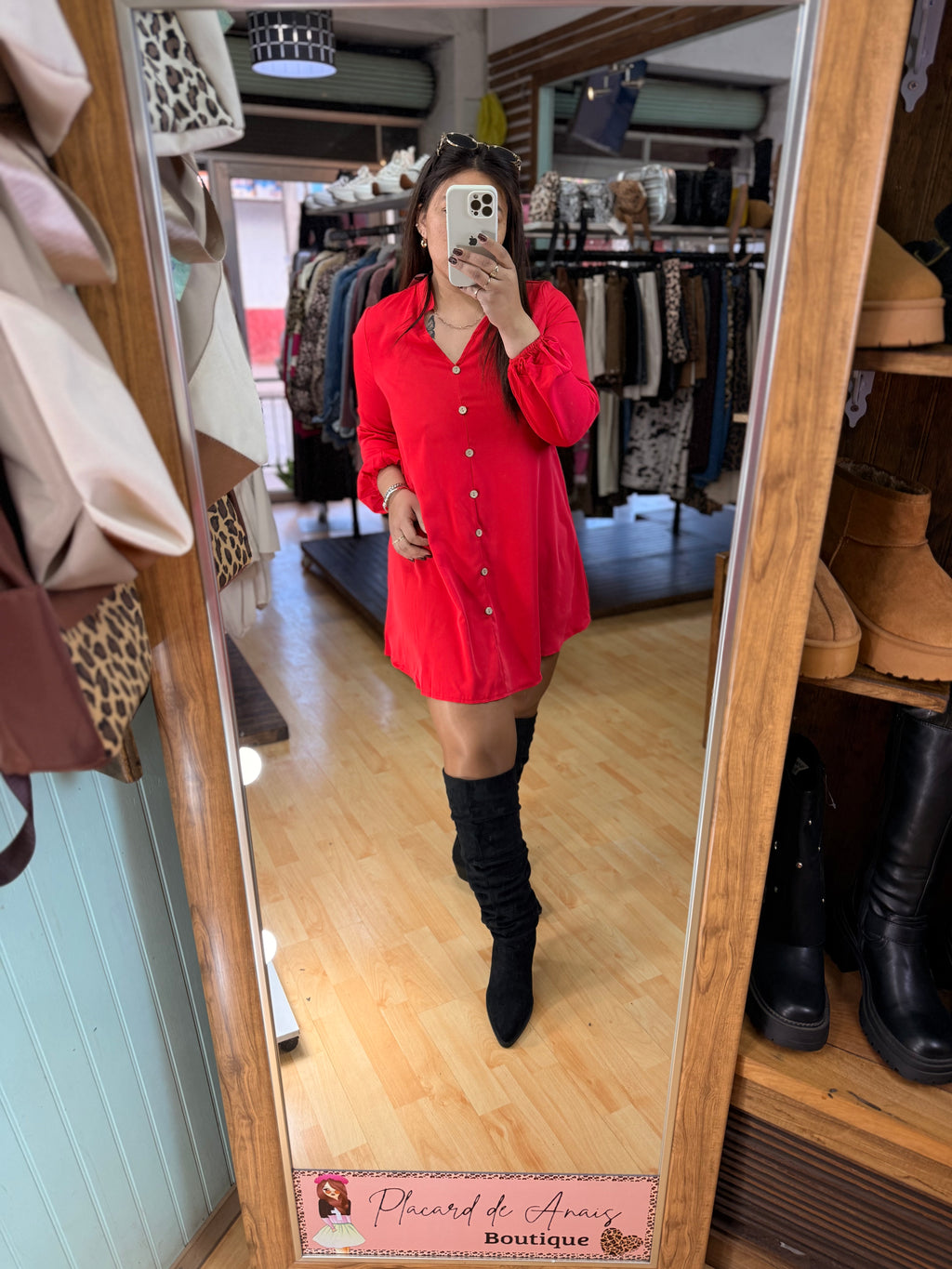Vestido Camisero Scarlet ♥️