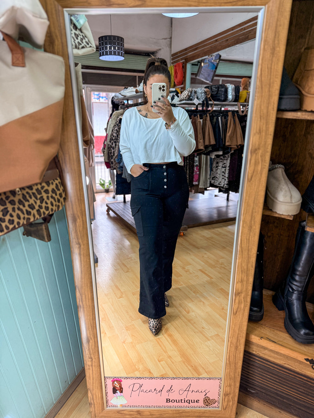Jeans Milano Cargo Black