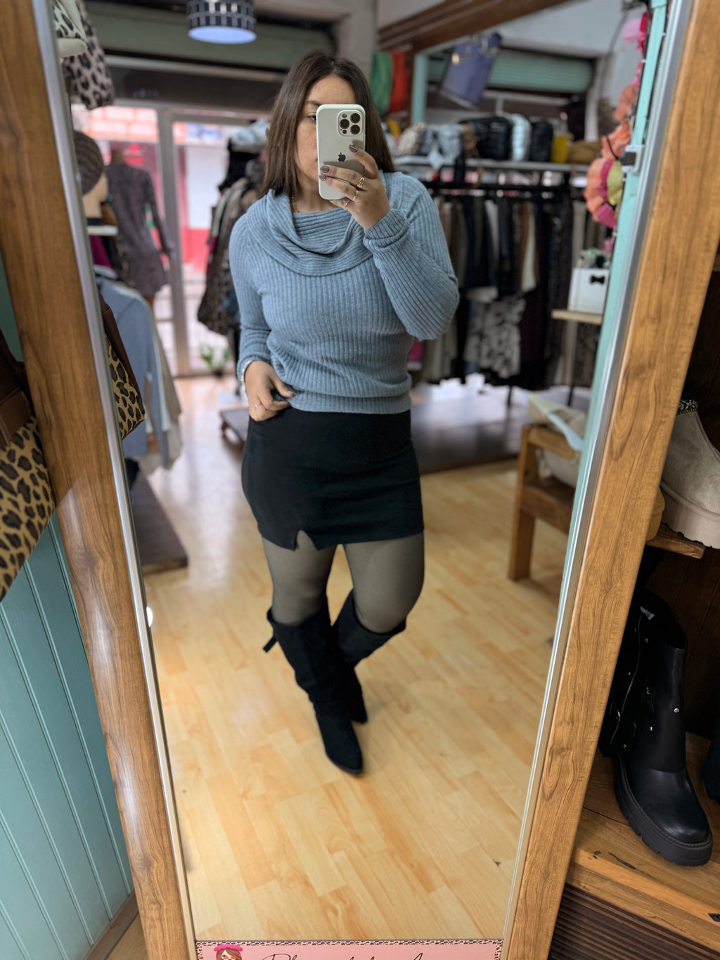 ✨ Sweater cuello drapeado Milano 🇮🇹
