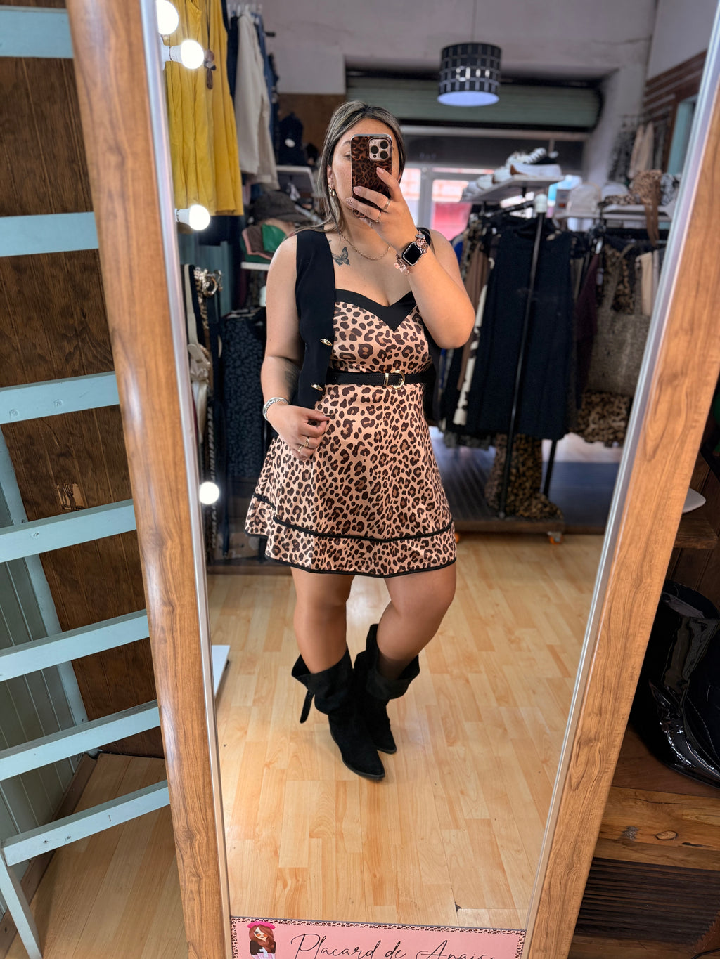 🤎Vestido Mini Print