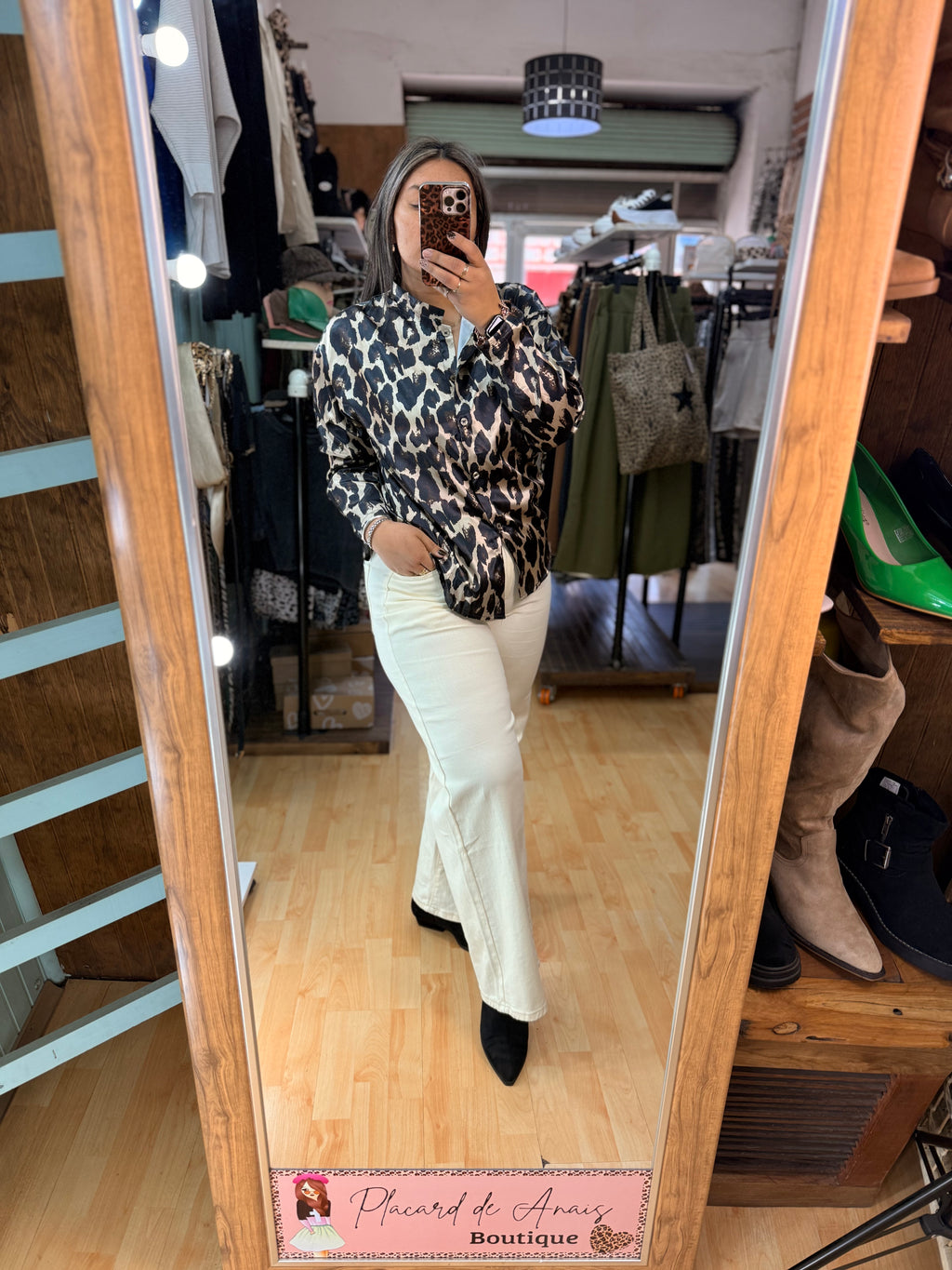 ✨Blusa Satinada Animal Print