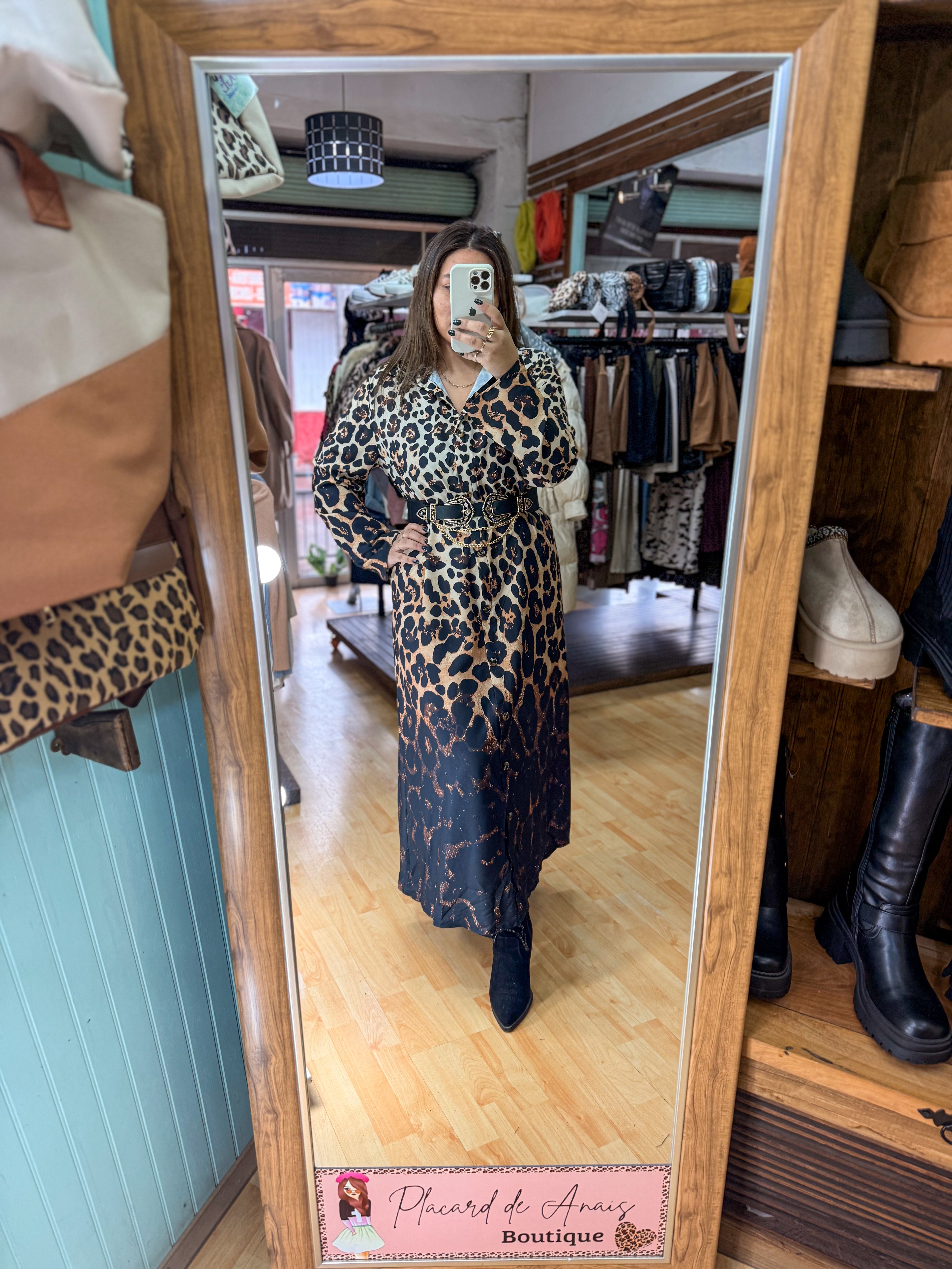 🤎Vestido Camisero Savannah