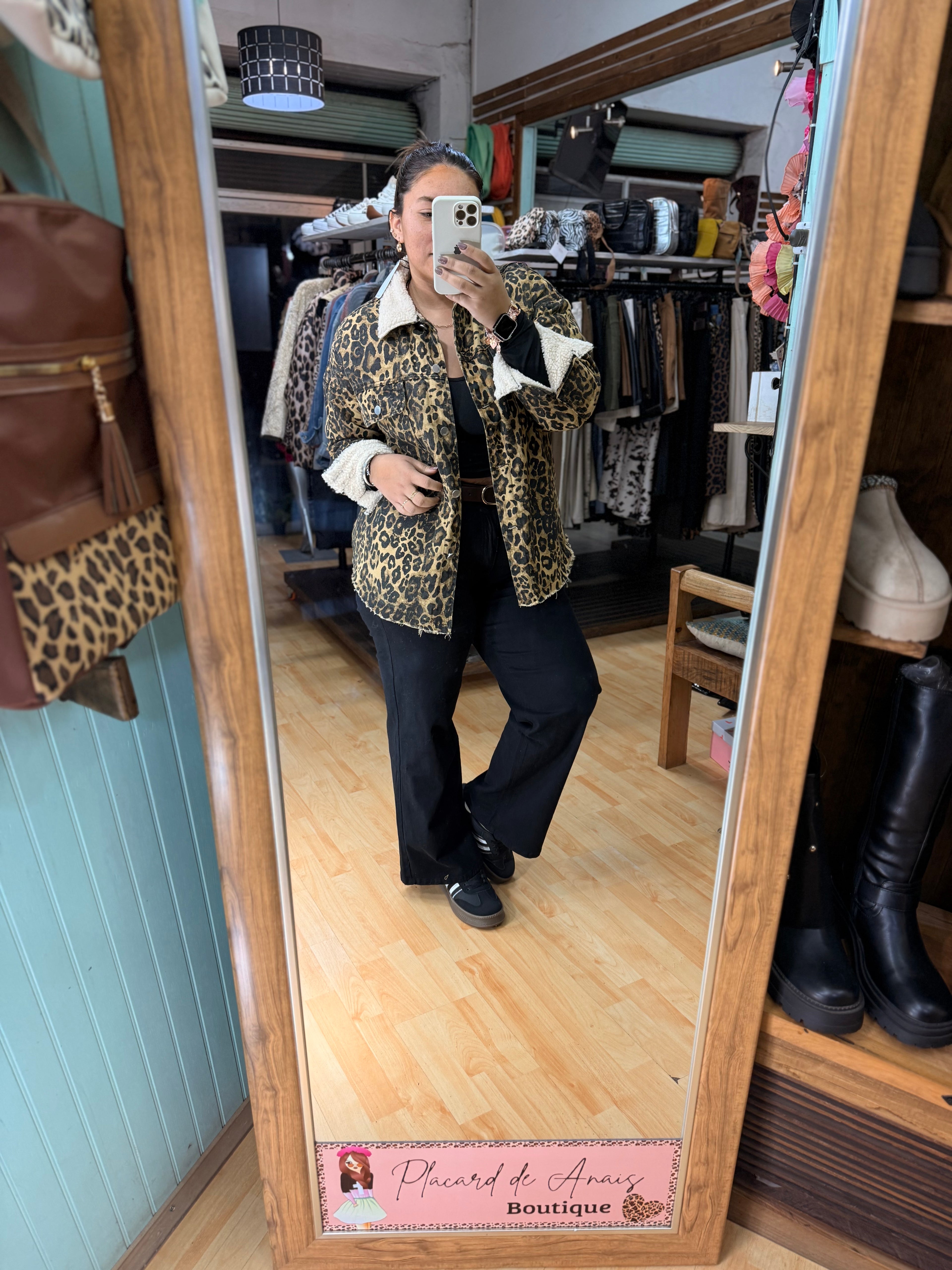✨Chaqueta Leopard Teddy Premium