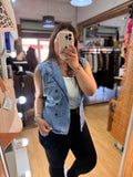 ✨ Blazer Denim celeste con Lazo