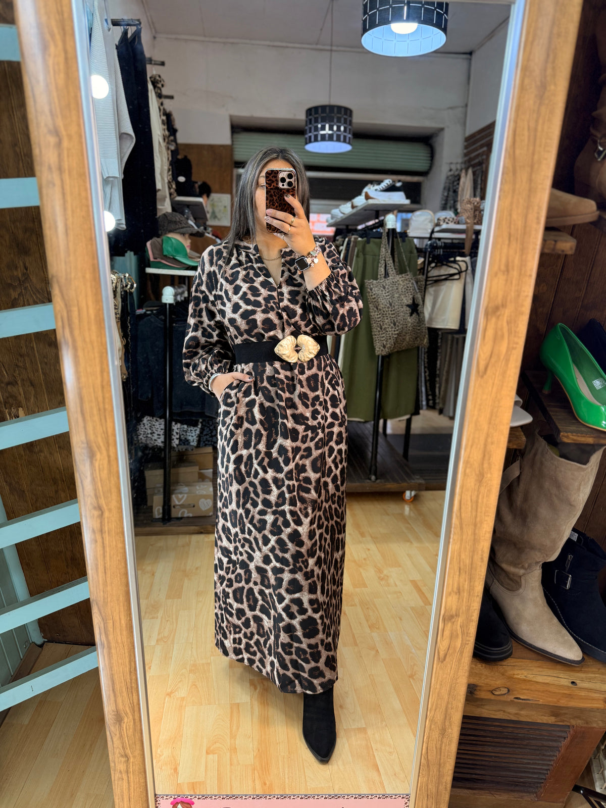 Vestido Safari Elegance