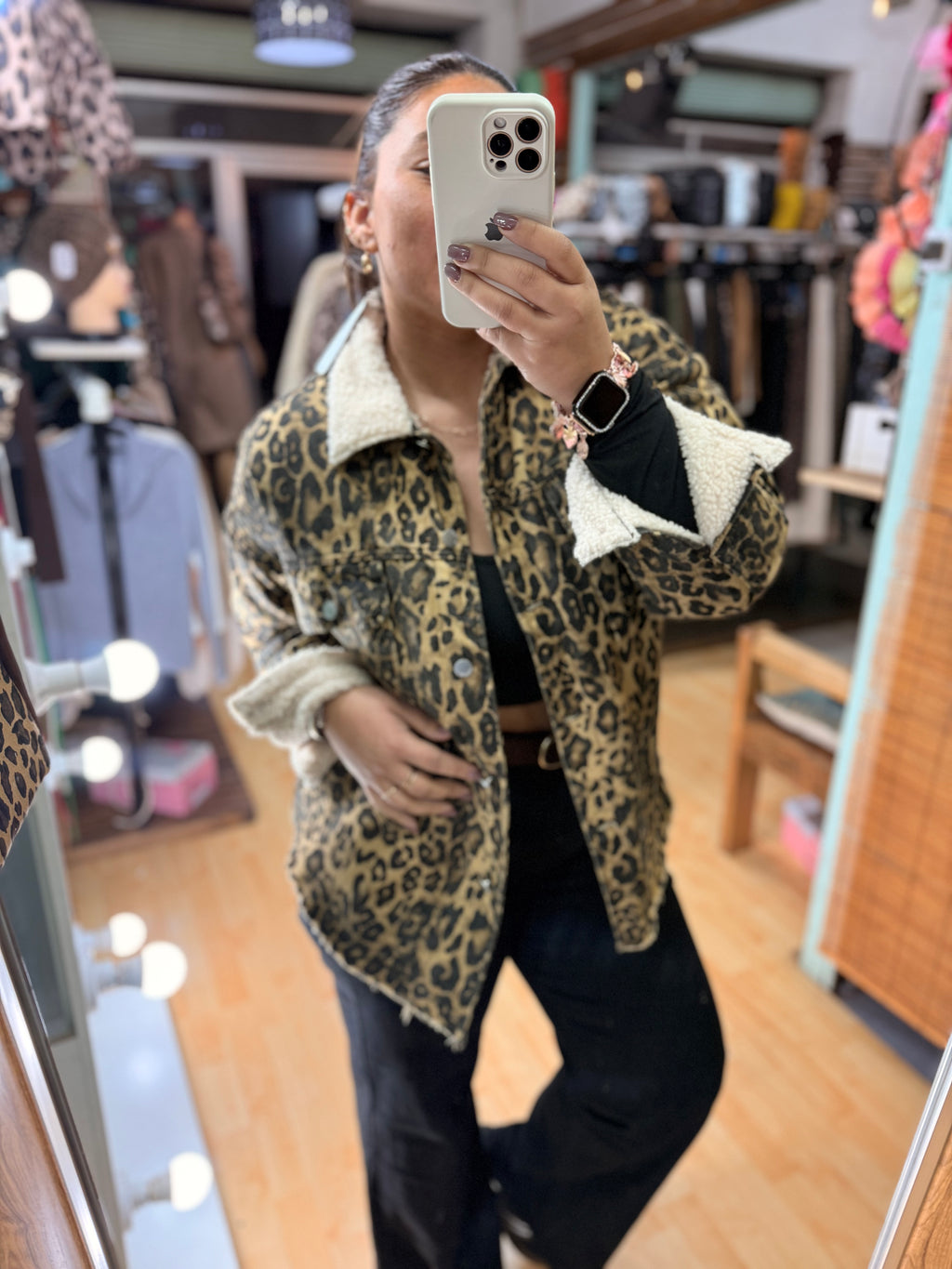 ✨Chaqueta Leopard Teddy Premium