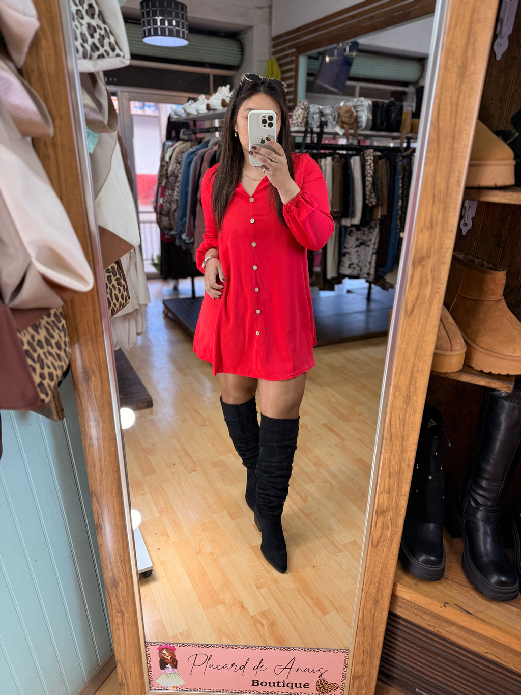 Vestido Camisero Scarlet ♥️