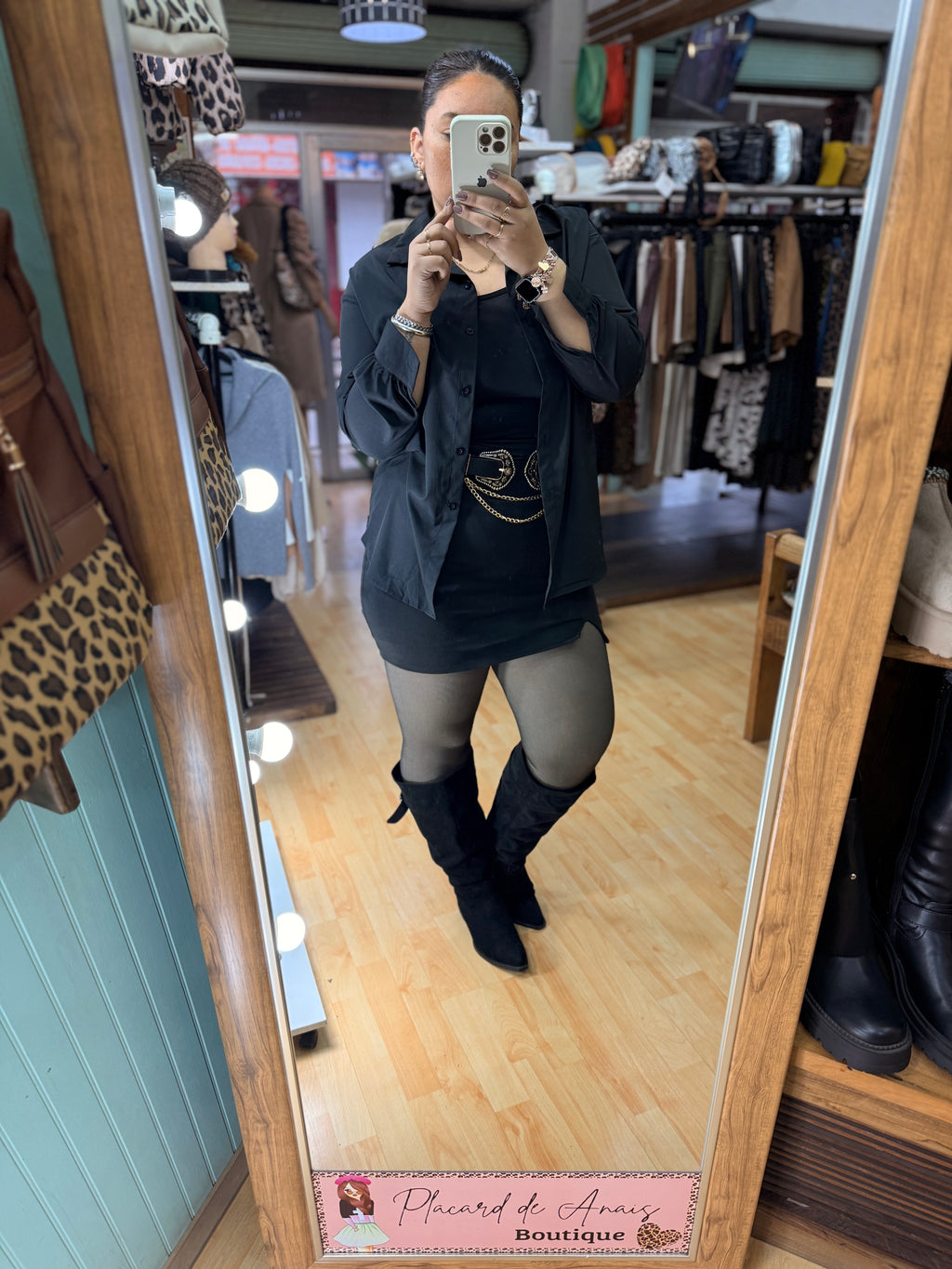 🖤 Blusón Camisero Essential Black