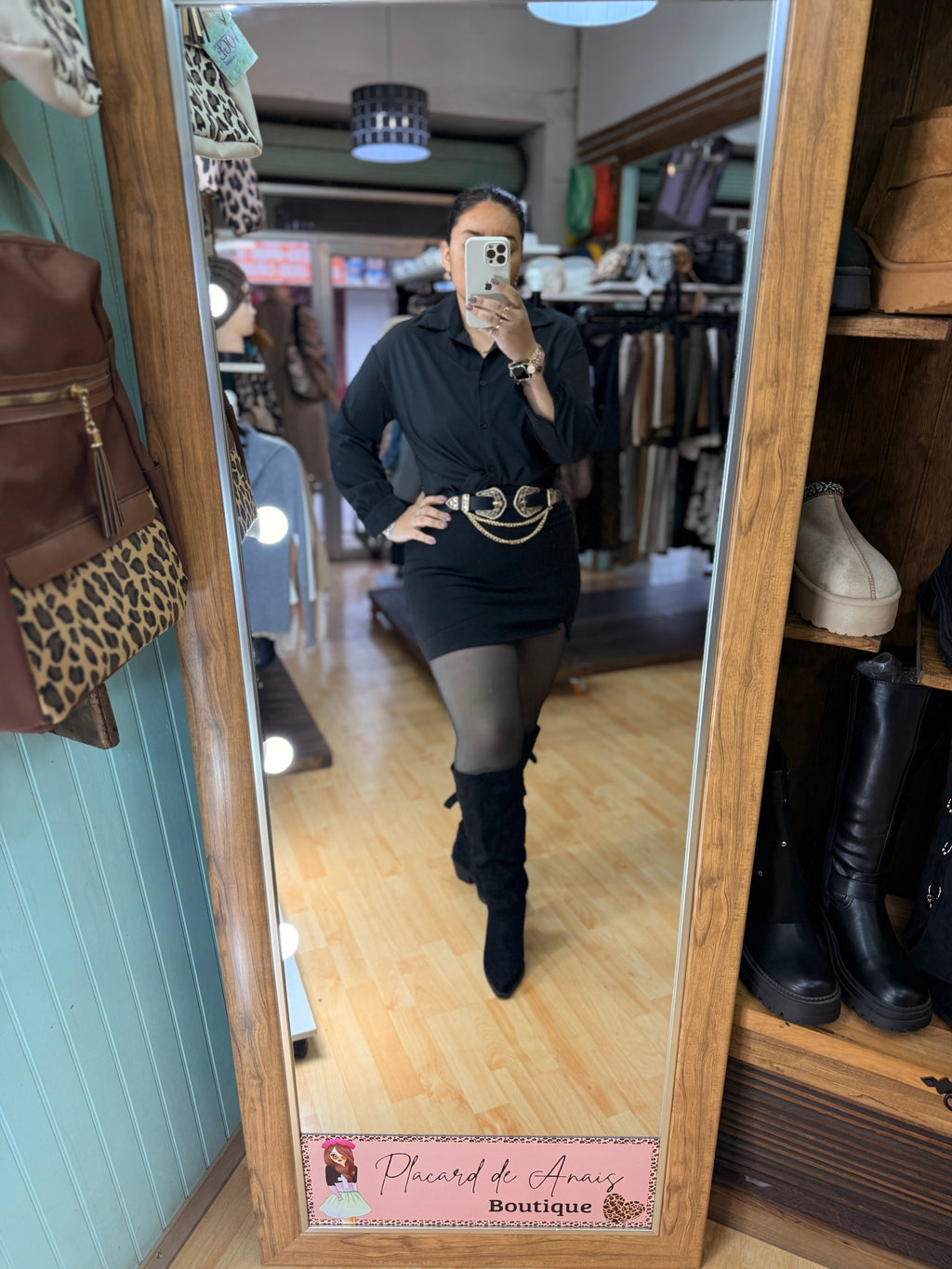🖤 Blusón Camisero Essential Black