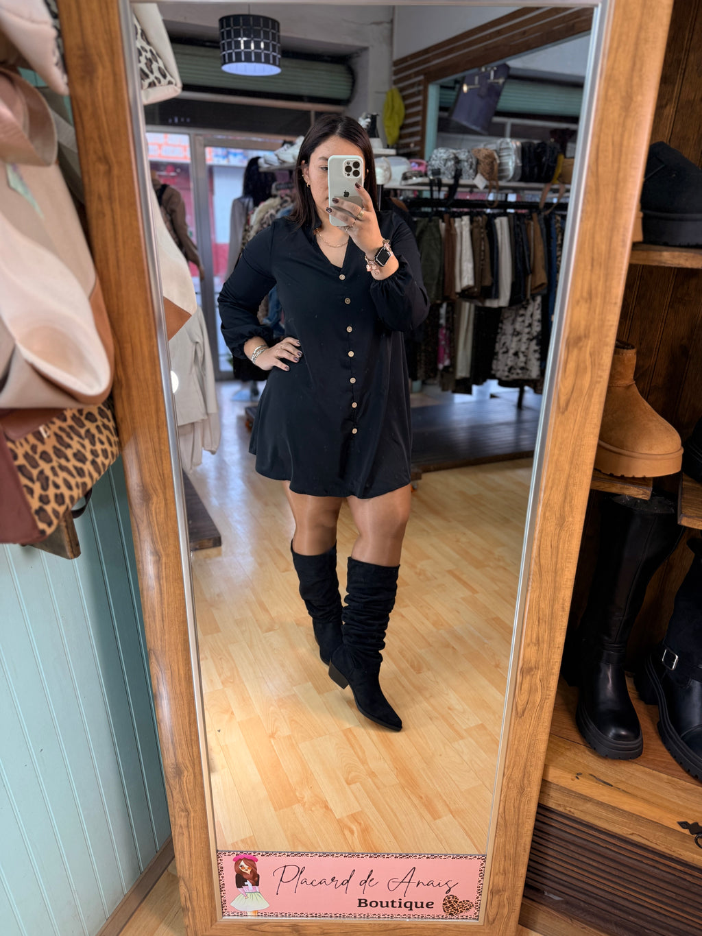Vestido Camisero Scarlet 🖤