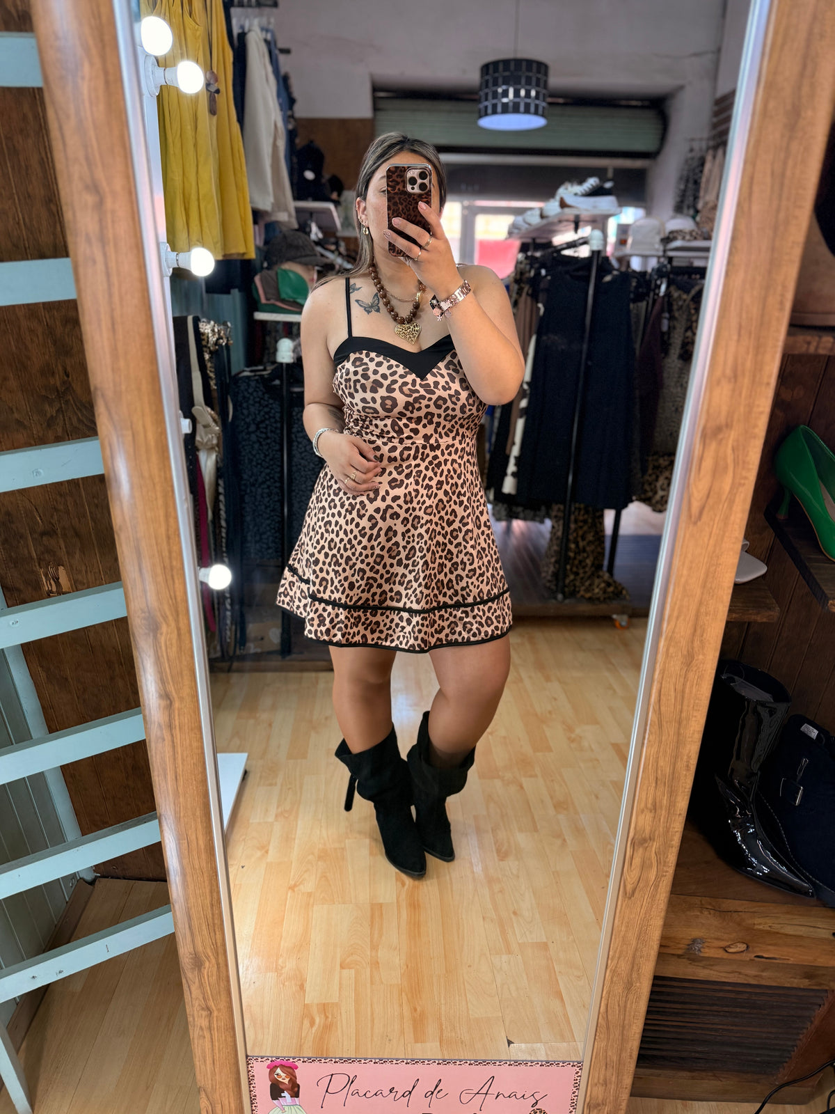 🤎Vestido Mini Print