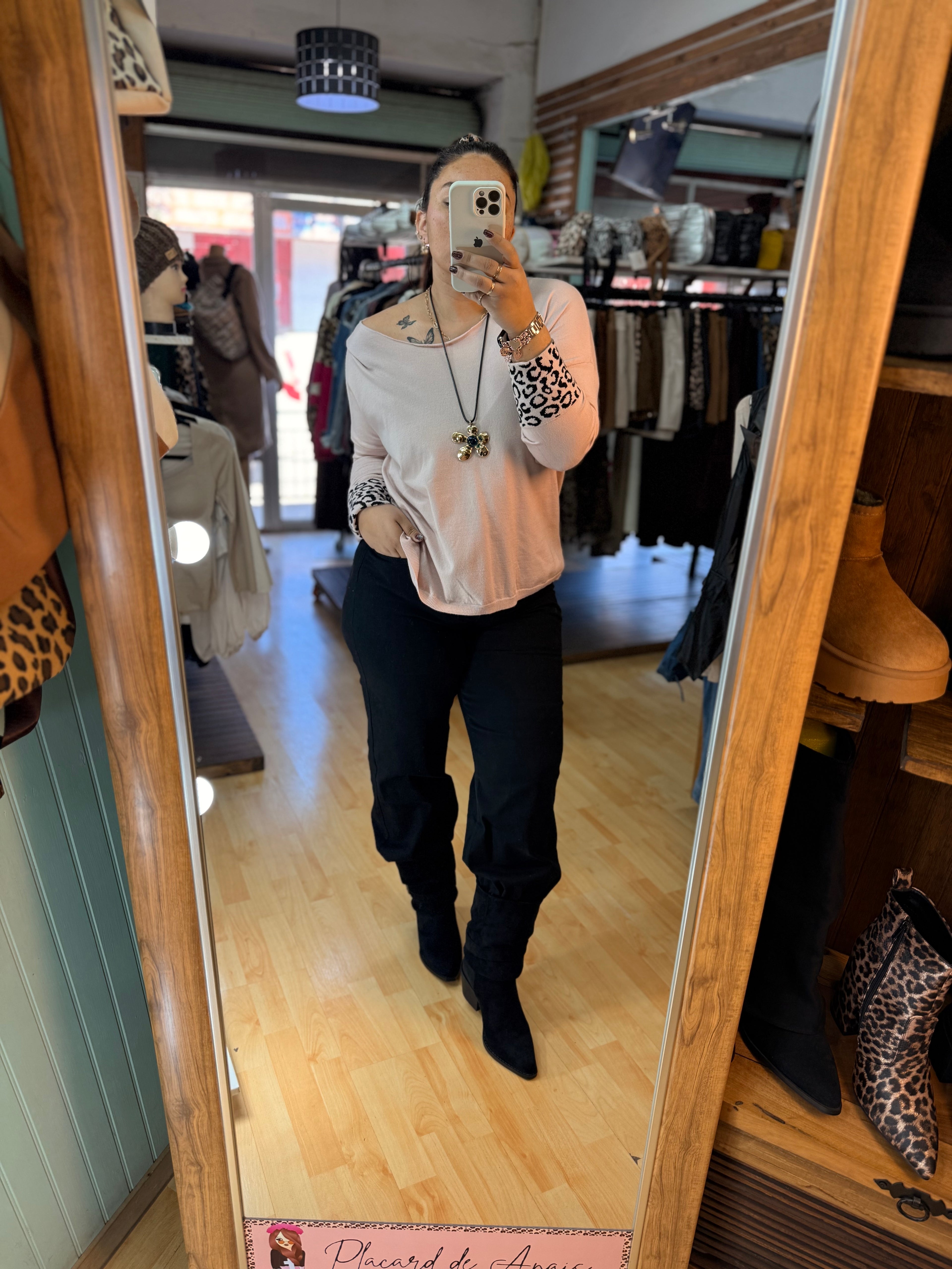 ✨ Sweater Animal Print Chic