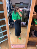 ✨ Pantalón Palazzo Black – Estilo Lino 🖤