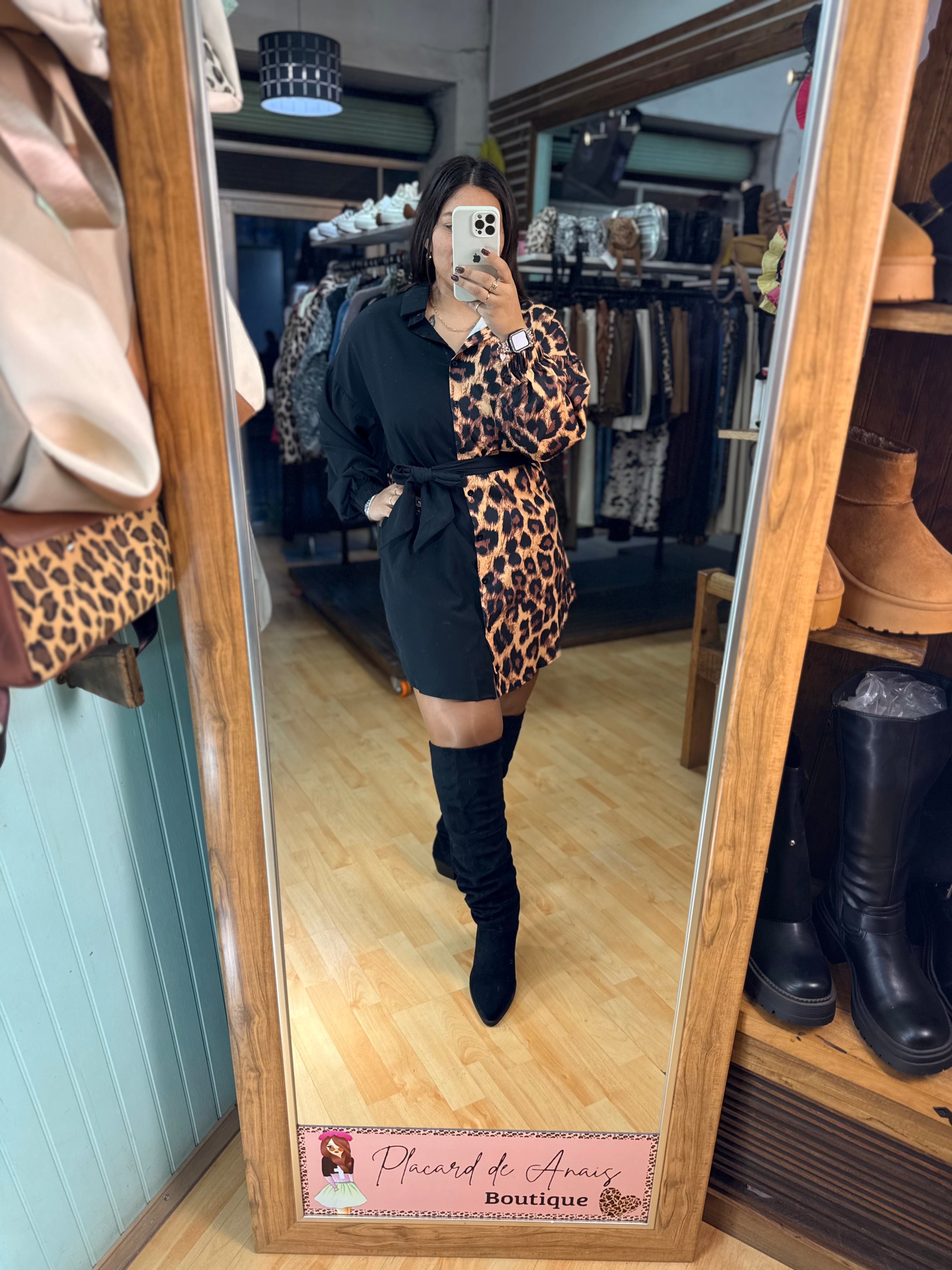 Vestido Dual Leopard