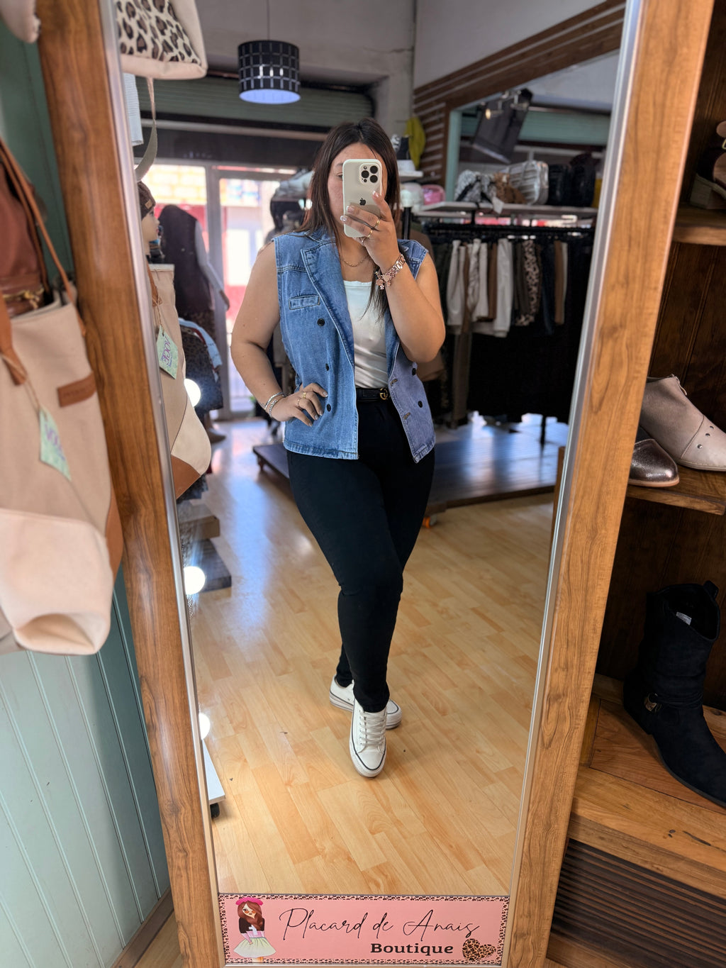 ✨ Blazer Denim celeste con Lazo