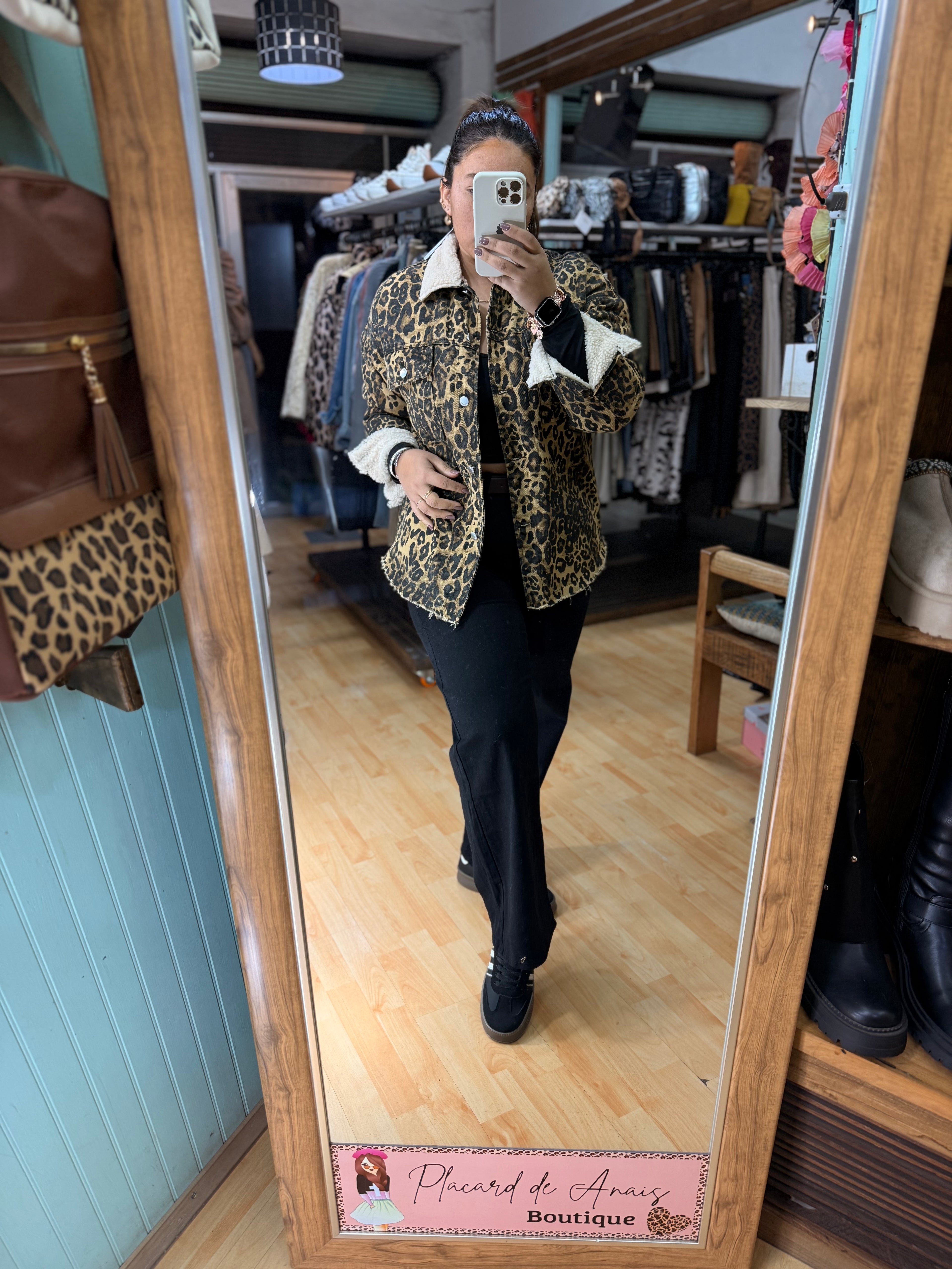 ✨Chaqueta Leopard Teddy Premium