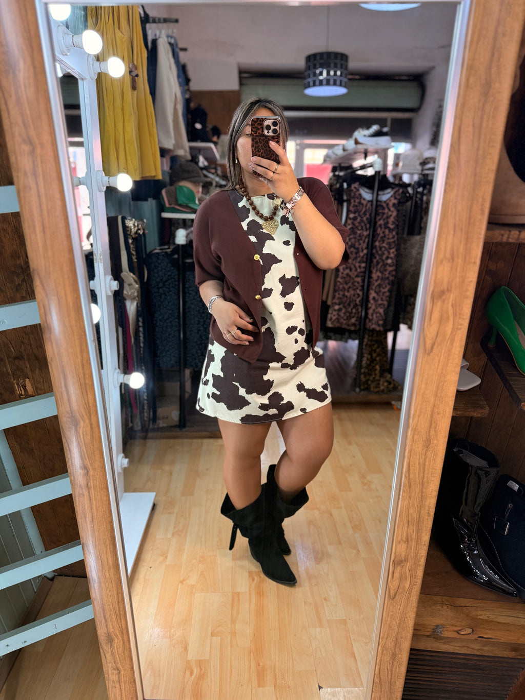 🤎 Jumper Animal Print Cow