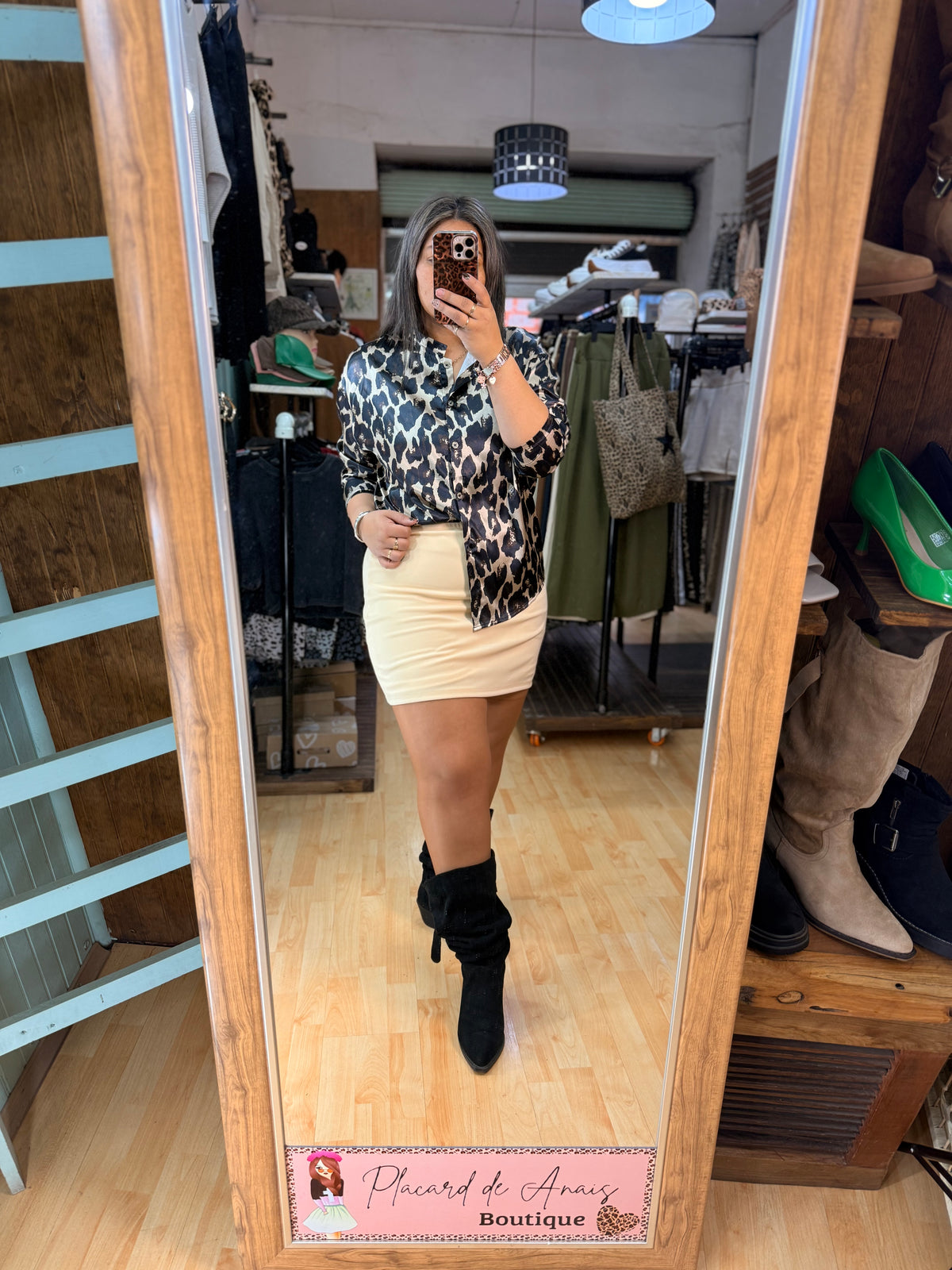 ✨Blusa Satinada Animal Print