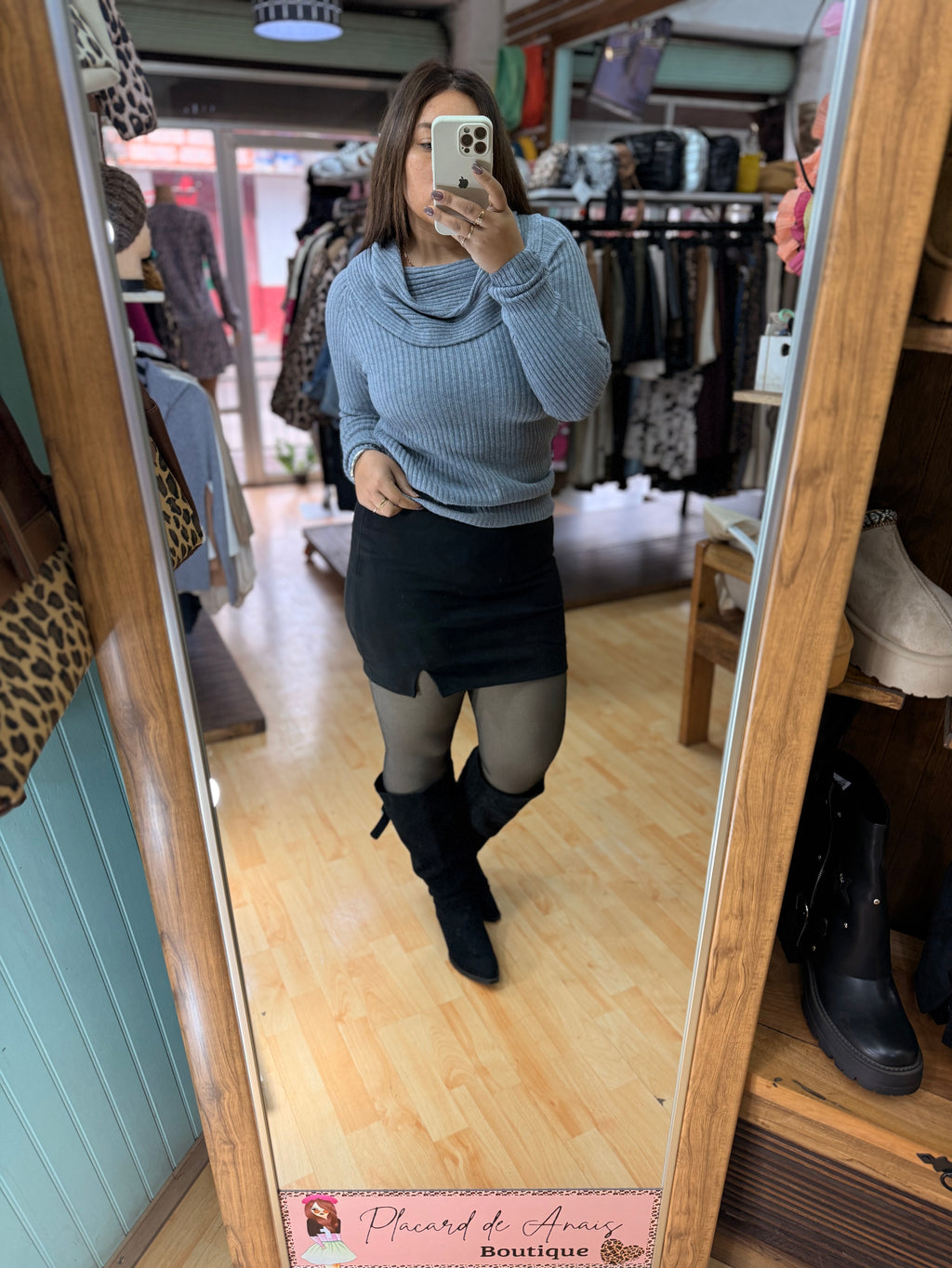 ✨ Sweater cuello drapeado Milano 🇮🇹