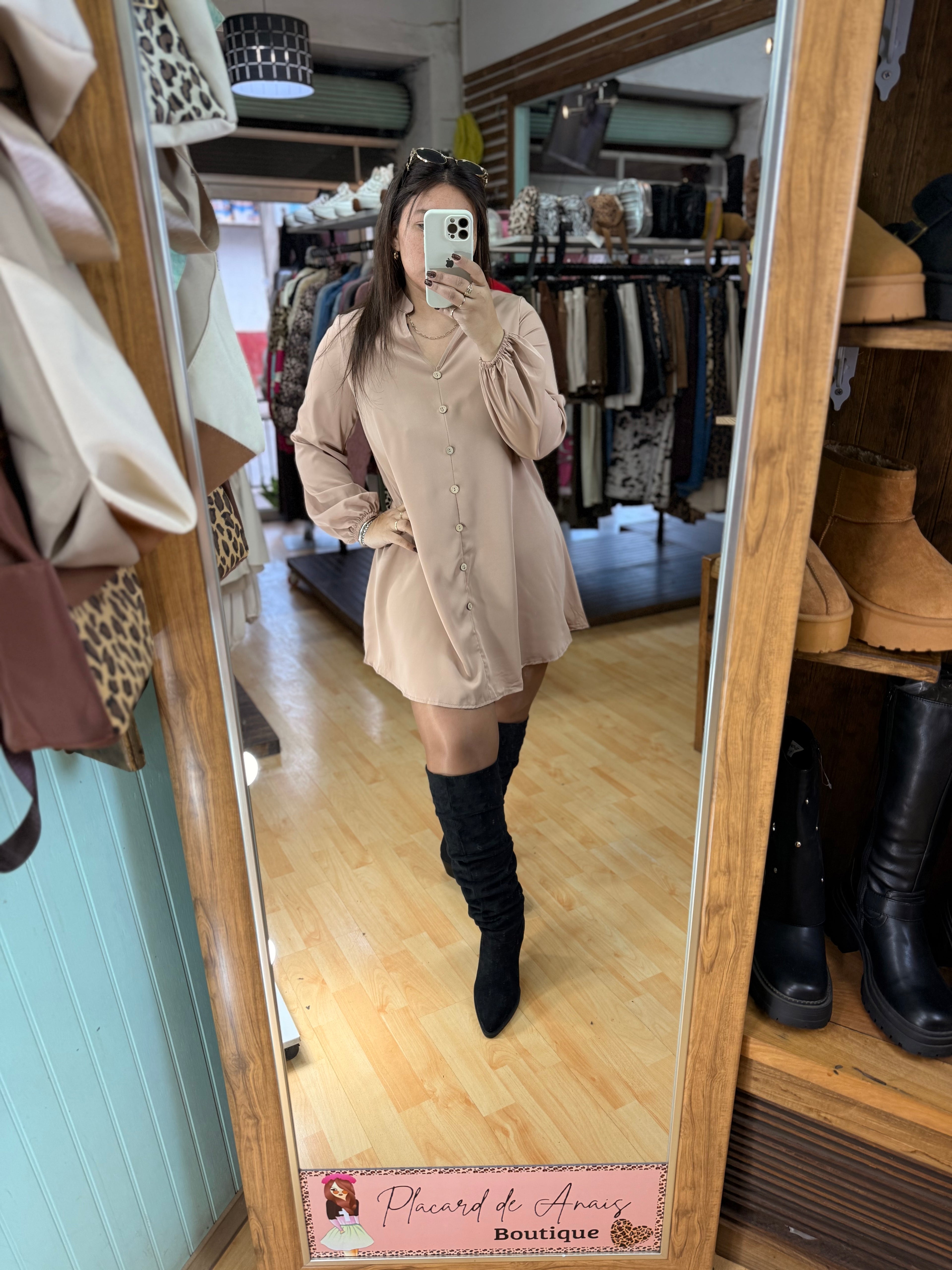 Vestido Camisero Scarlet 🤎