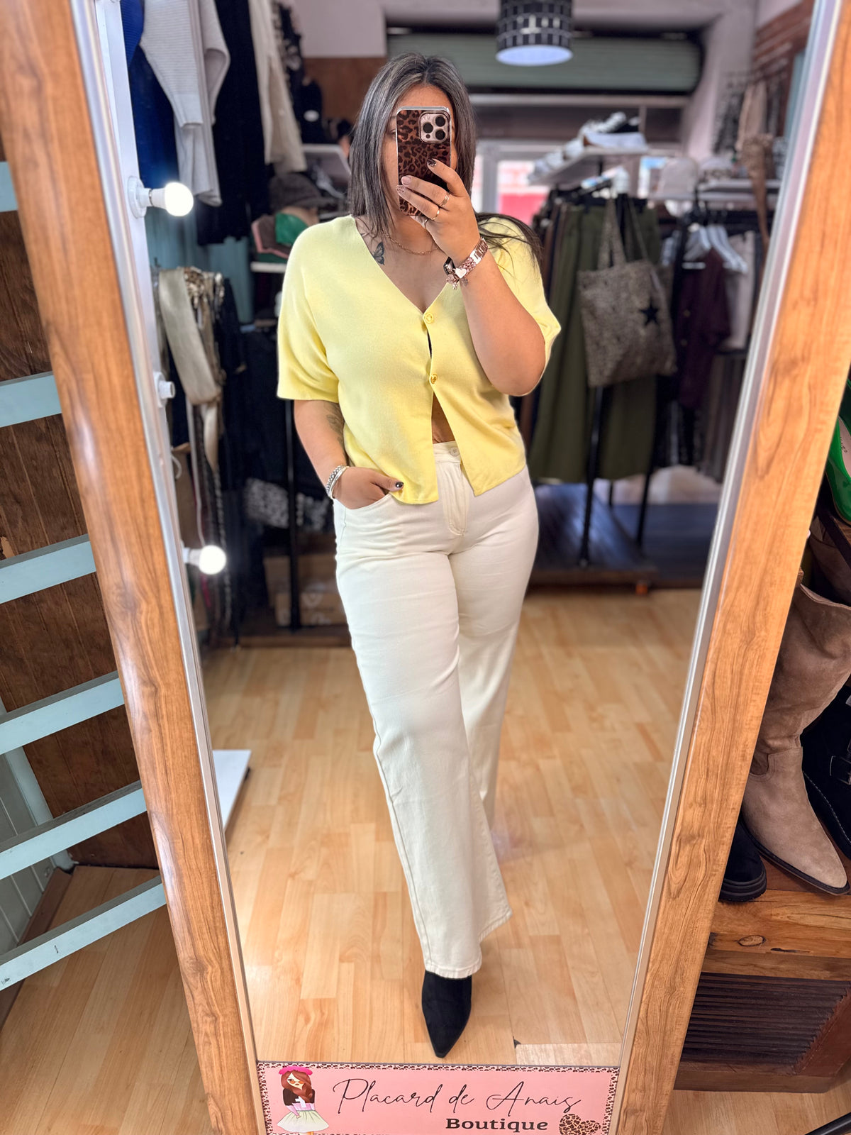 ✨ Chaleco Tejido Amarillo Pastel 💛