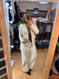 ✨Blazer Clásico Color Crudo con Forro Interior