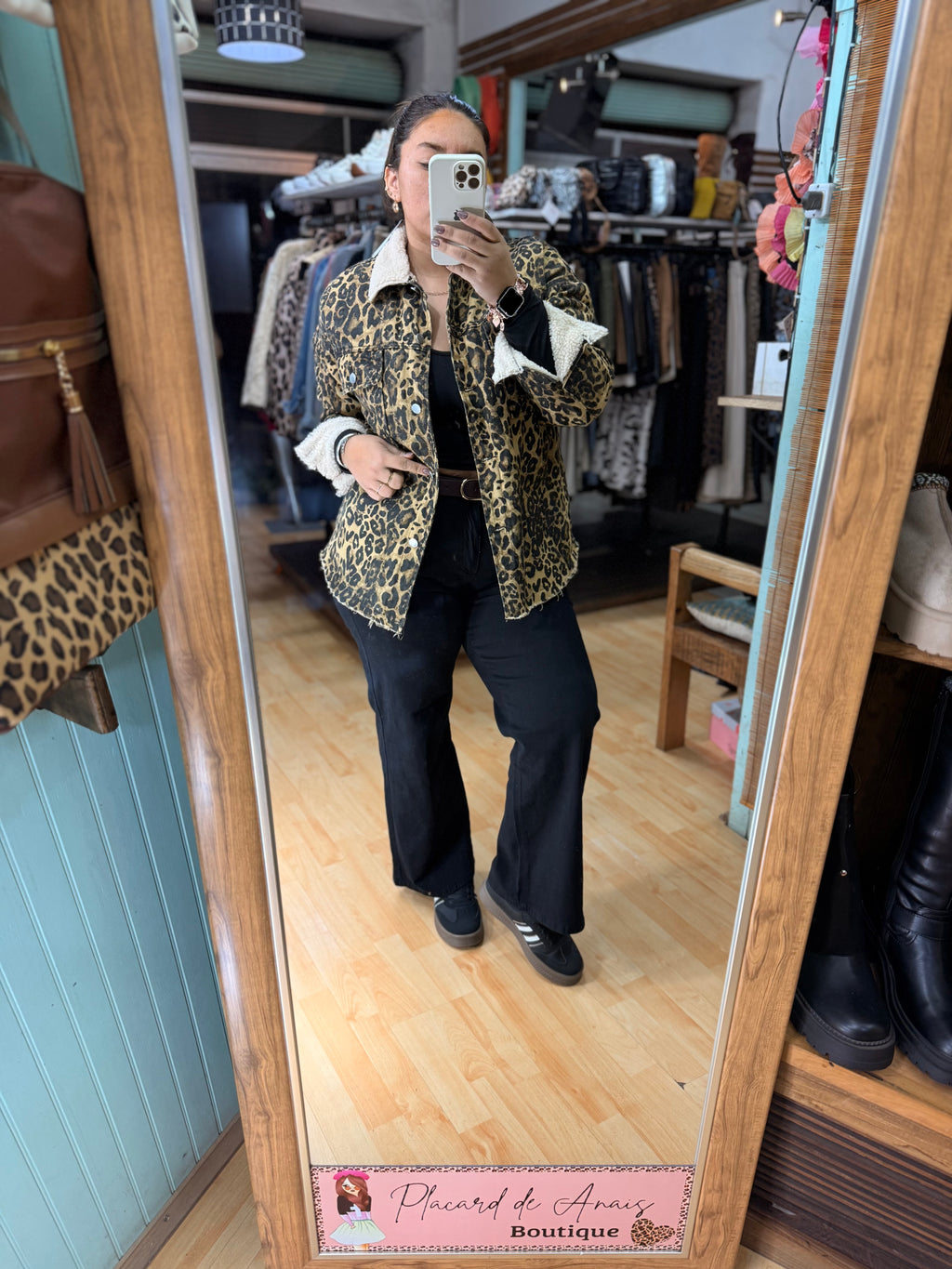 ✨Chaqueta Leopard Teddy Premium