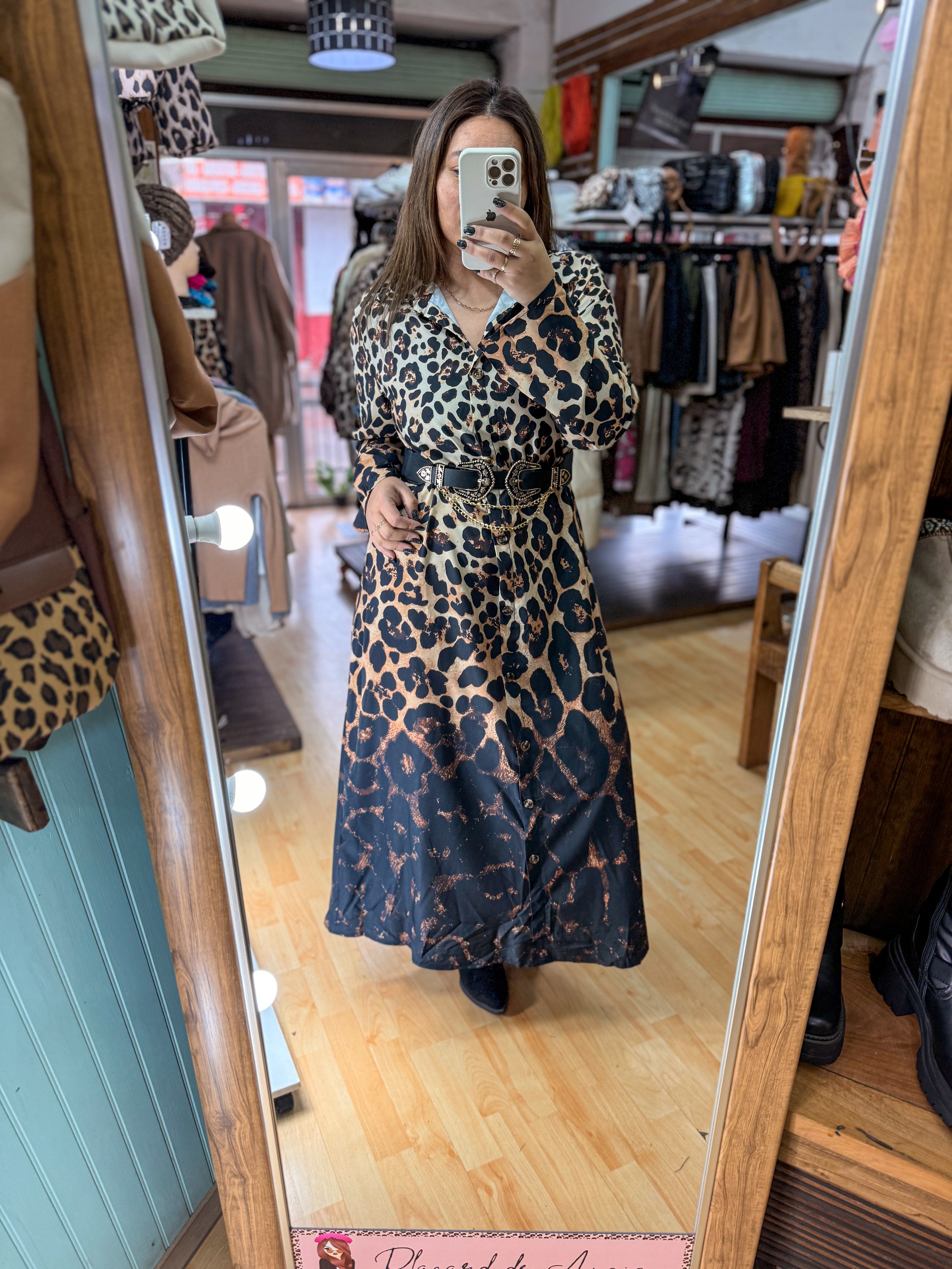 🤎Vestido Camisero Savannah