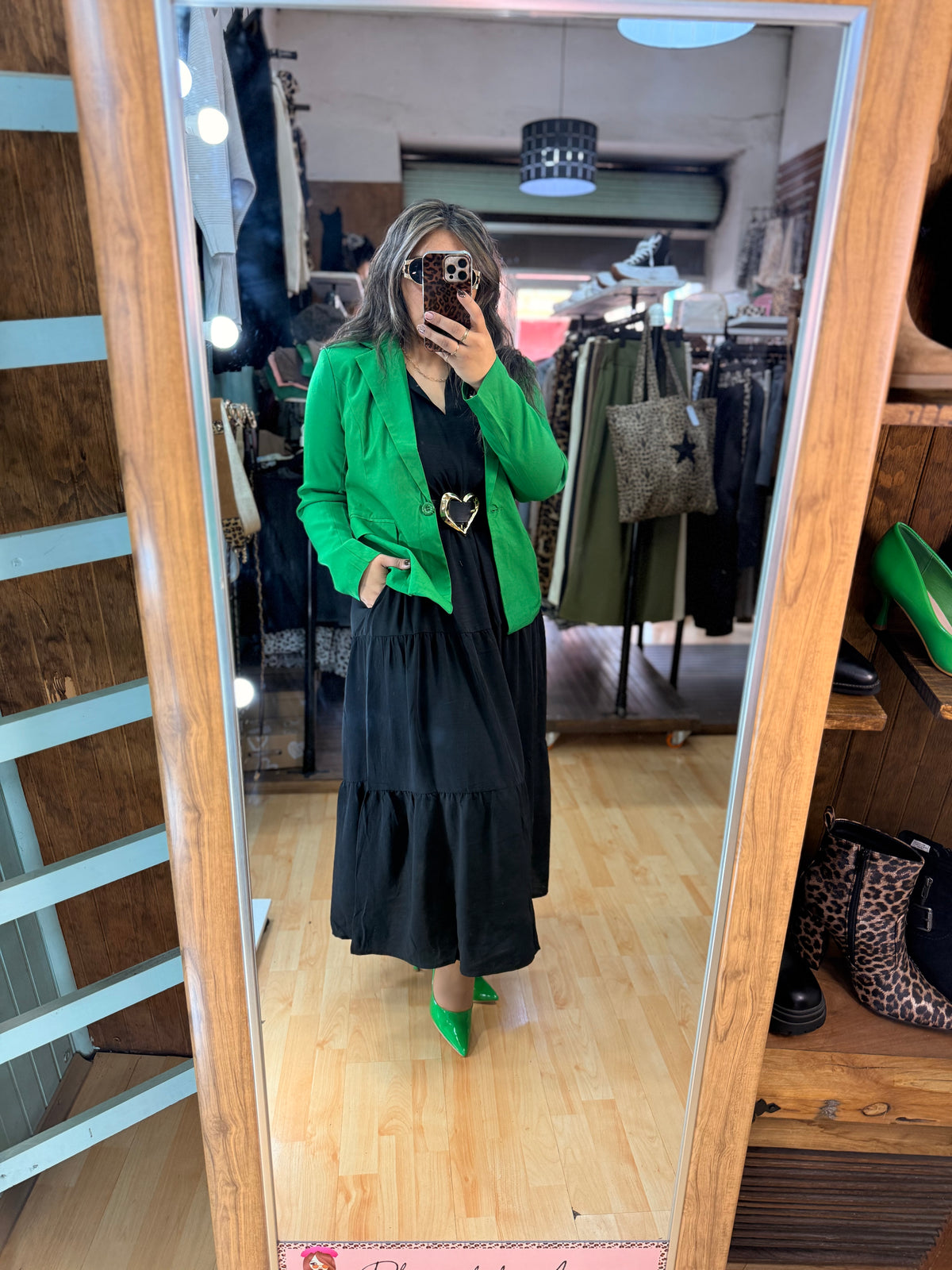 ✨ Blazer Clásico Verde Esmeralda 💚