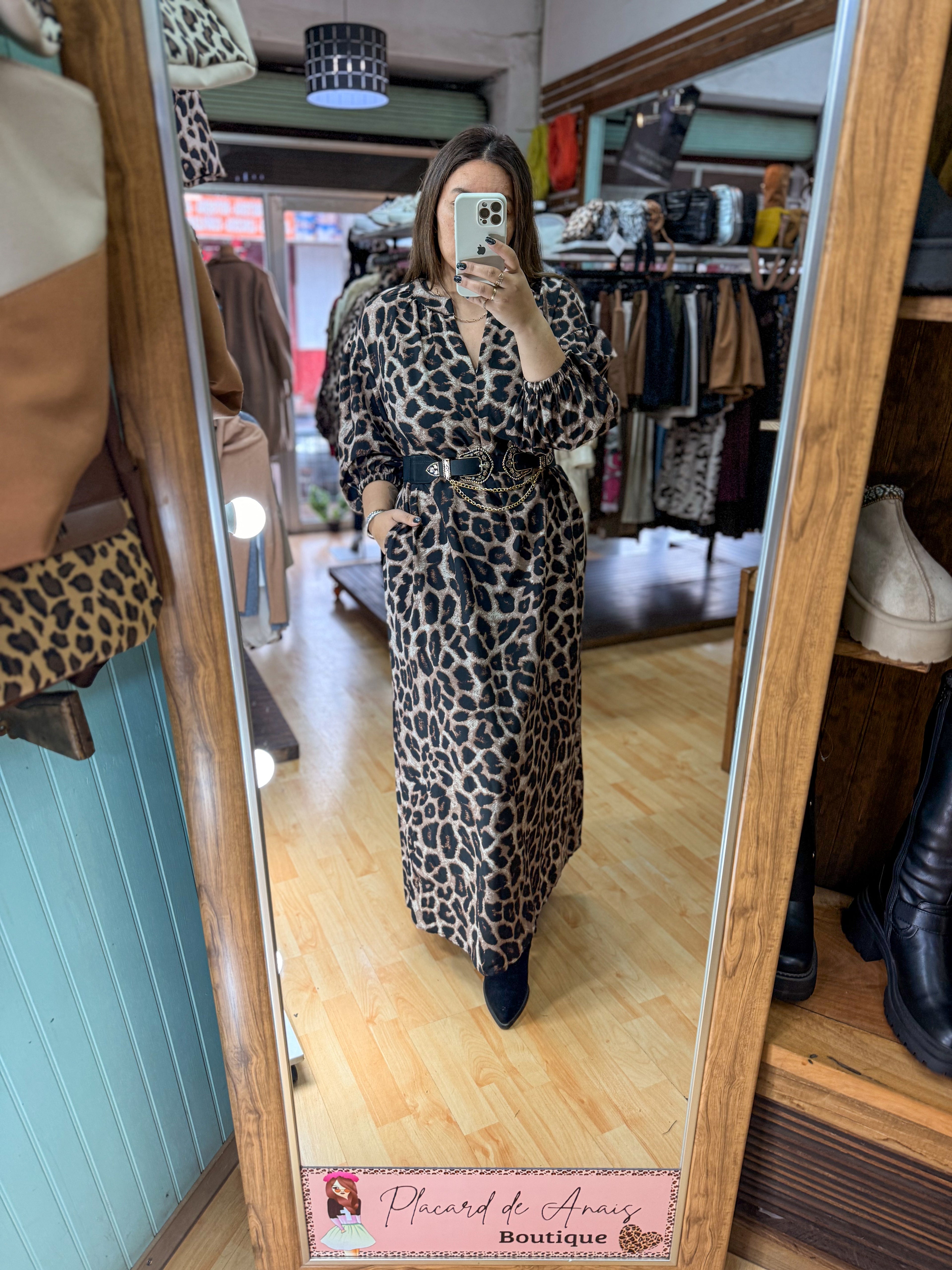 Vestido Safari Elegance