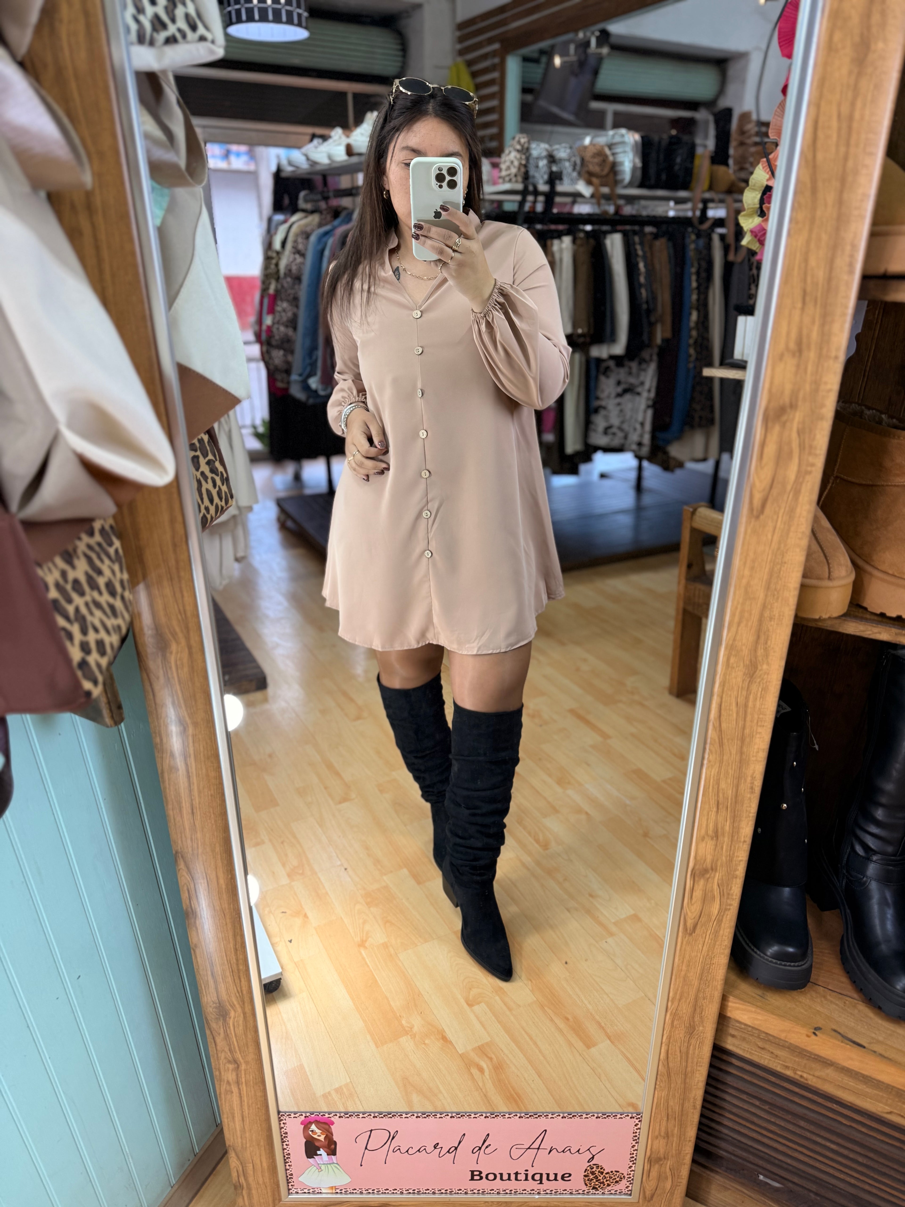 Vestido Camisero Scarlet 🤎