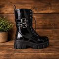 Bota Combat Charol Milano
